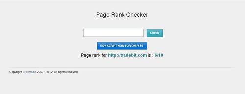 Product picture Google Page Rank Checker