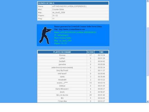 Product picture Counter Strike Server Status PHP Script